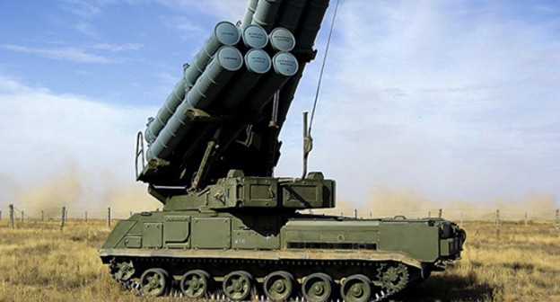 Учения зенитчиков  в Астраханской области. Фото   пресс-службы МО России
