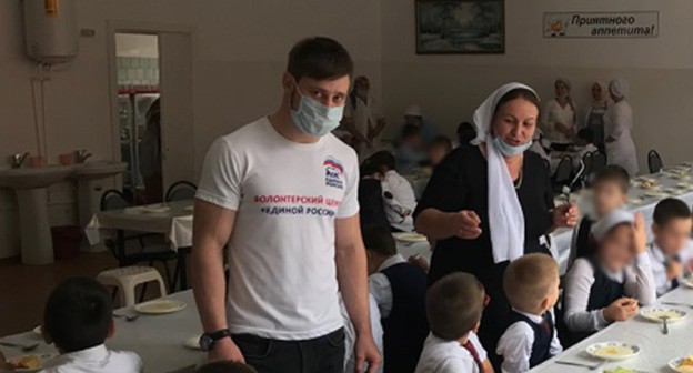 Школьная столовая в Чечне. Фото:  «Грозный-информ» 
 https://grozny-inform.ru/news/culture/121792/