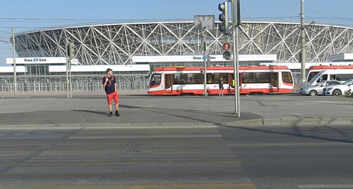 Стадион "Волгоград Арена". Фото Татьяны Филимоновой для "Кавказского узла" Стадион "Волгоград Арена". Фото Татьяны Филимоновой для "Кавказского узла"