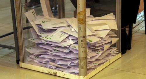 Избирательная урна. Фото Инны Кукуджановой для "Кавказского узла" 