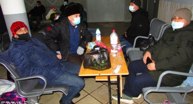 Узбекские мигранты. Фото Вячеслава Ященко для "Кавказского узла".