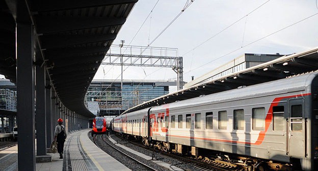 Поезда "Российских железных дорог". Фото Нины Зотиной, Юга.ру
