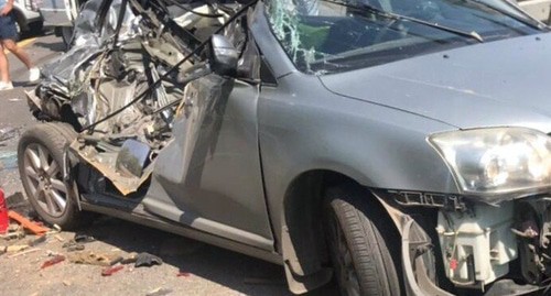 Последствия массового ДТП под Ростовом Фото пресс-служба ГИБДД РО

