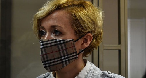 Анастасия Шевченко в зале суда. Фото Константина Волгина для "Кавказского узла