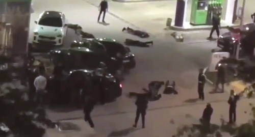 Силовикина месте конфликта в Евпатории 22 сентября 2021 года. Стоп-кадр публикации t.me/rian_crimea
/4007