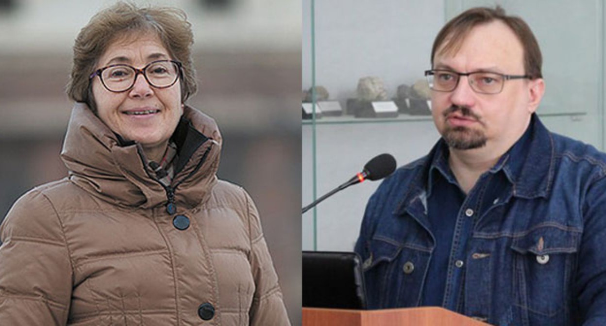 Наталья Зубаревич и Михаил Чернышов. Коллаж "Кавказского узла" Фото: http://strateg2050.ru  Андрей Ильин, https://ru.wikipedia.org/
 