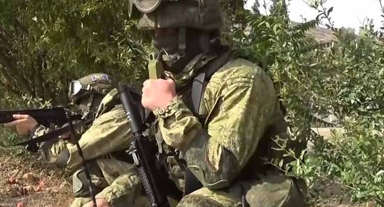 Учения в Нагорном Карабахе. Фото пресс-службы Минобороны России. https://mil.ru/russian_peacekeeping_forces/news/more.htm?id=12391236@egNews