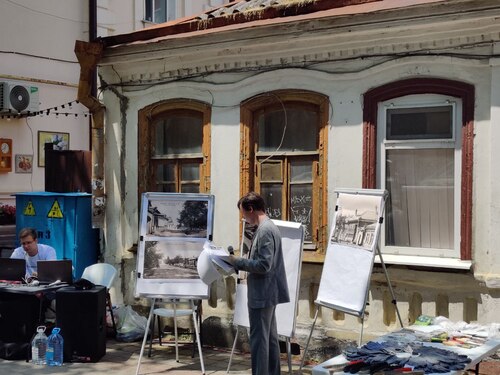 Участники презентации нового сезона "Том Сойер Феста" в Ставрополе. Фото предоставлено ставропольским координатором инициативы Иваном Самохваловым.