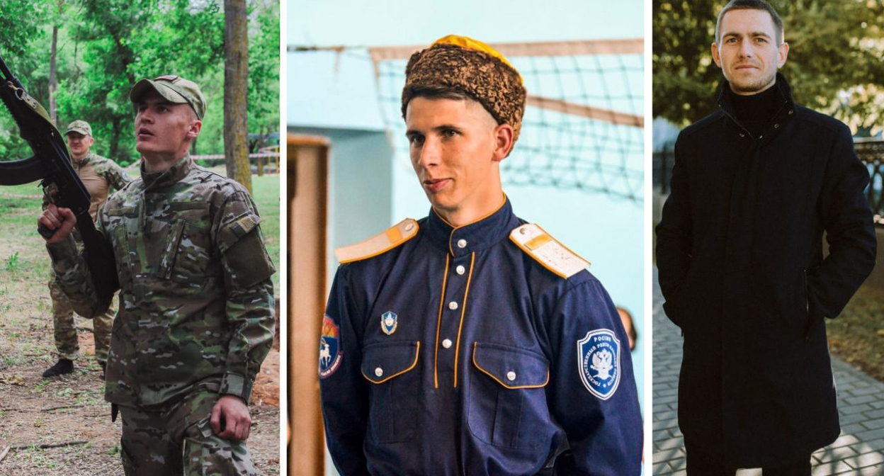 Александр Матвеев, Георгий Шерстюков, Александр Ховрико. Фото https://arbuztoday.ru/poyavilis-podrobnosti-o-pogibshix-na-donbasse-astraxanskix-volonterax/ Александр Матвеев, Георгий Шерстюков, Александр Ховрико. Фото https://arbuztoday.ru/poyavilis-podrobnosti-o-pogibshix-na-donbasse-astraxanskix-volonterax/
