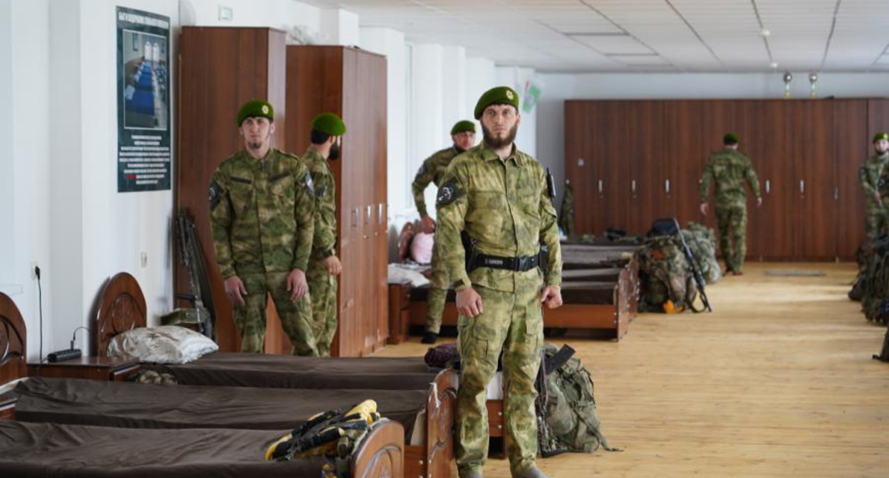 Казарма батальона "Север-Ахмат". Фото https://www.grozny-inform.ru/news/politic/140733/ Казарма батальона "Север-Ахмат". Фото https://www.grozny-inform.ru/news/politic/140733/