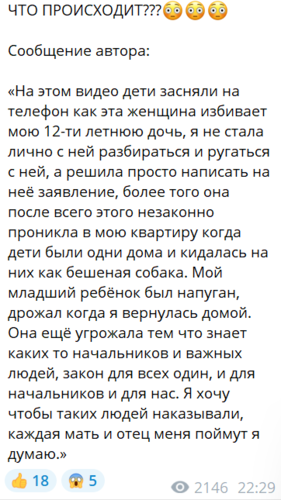 Скриншот сообщения в Telegram-канале revizorro095 от 30 июля. https://t.me/revizorro095/2972.