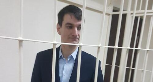 Александр Валов в суде. Сочи, 23 ноября 2018 года. Фото корреспондента "Кавказского узла"
