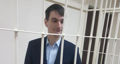 Александр Валов в суде. Сочи, 23 ноября 2018 года. Фото корреспондента "Кавказского узла" Александр Валов в суде. Сочи, 23 ноября 2018 года. Фото корреспондента "Кавказского узла"