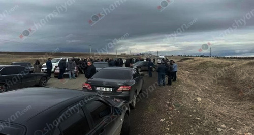 Жители Армении заблокировали межгосударственную трассу к грузинской границе Гюмри – Бавра. Фото: https://www.aysor.am