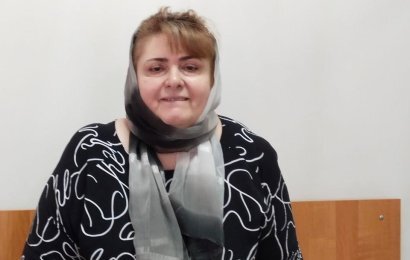 Зарема Мусаева в суде. Фото: Команда против пыток Зарема Мусаева в суде. Фото: Команда против пыток