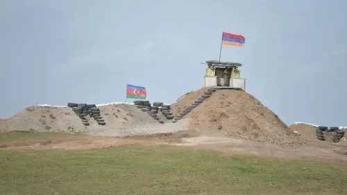Граница Армении и Азербайджана. Фото: https://ru.aravot.am/2023/02/04/402934/