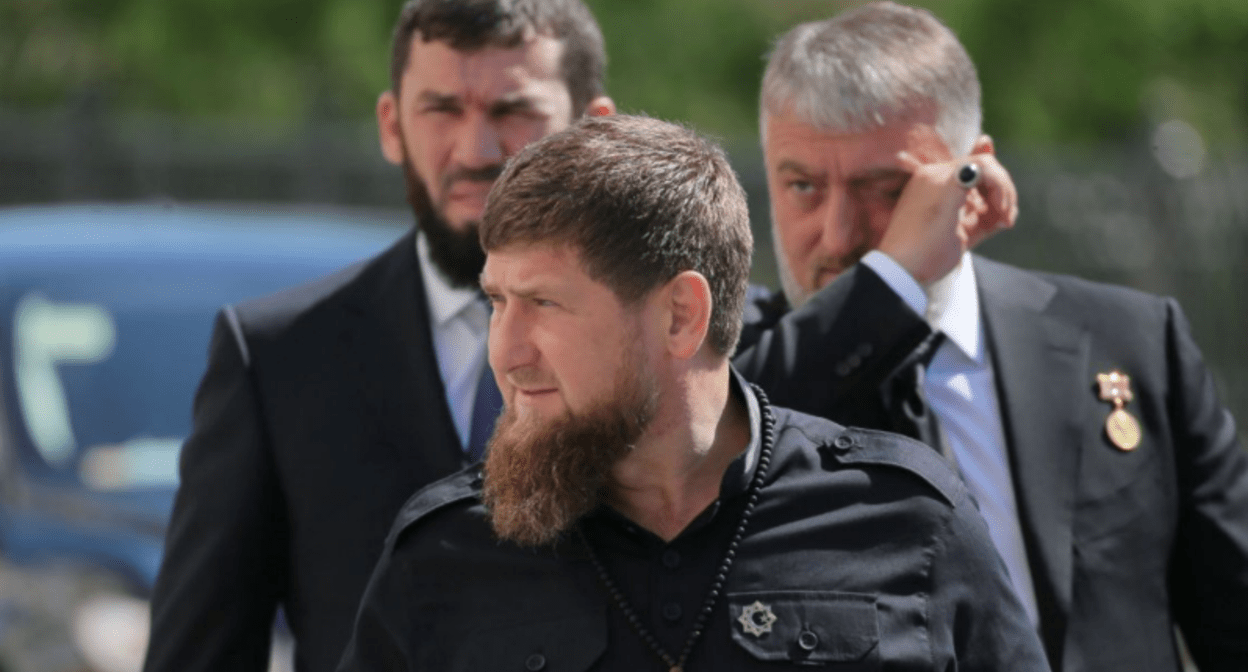 Рамзан Кадыров, Магомед Даудов и Адам Делимханов. Скриншот фото из Telegram-канала главы Чечни, https://t.me/RKadyrov_95/1181