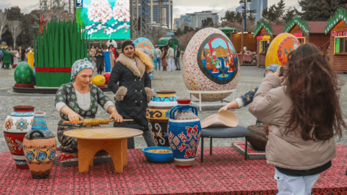 Празднование Новруз-байрама в Баку. Фото Азиза Каримова для "Кавказского узла".