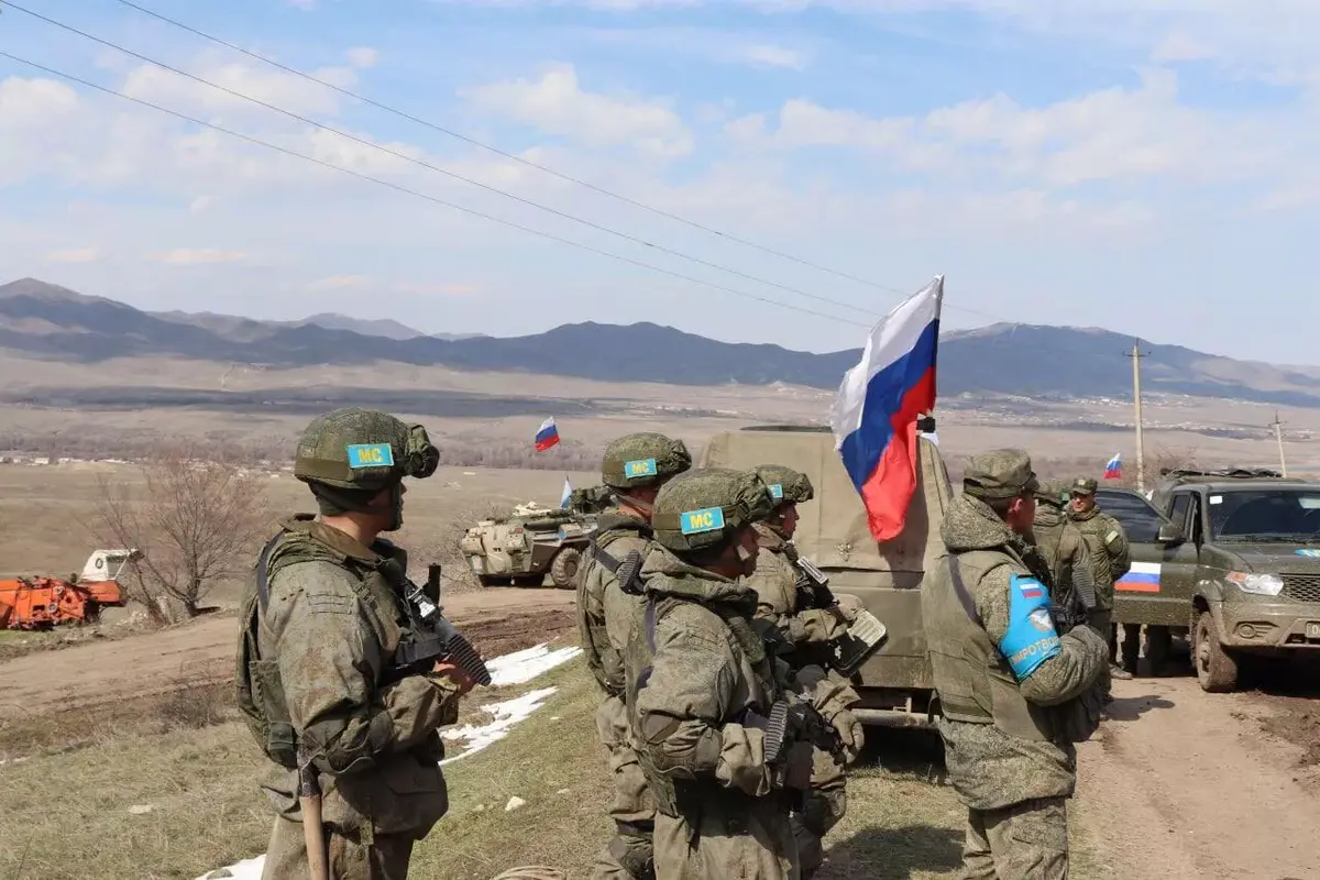 Российские миротворцы в Нагорном Карабае. Фото: press office of MoD of RF