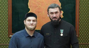 Ахмат Кадыров (слева) и Магомед Даудов. Фото: Грозный Информ https://grozny-inform.ru/news/society/161111/