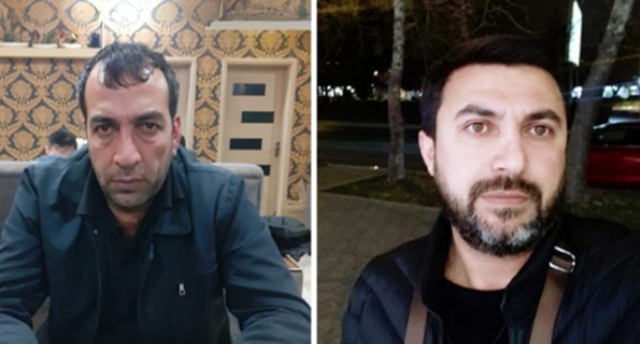 Гюндуз Мирзоев (слева) и Заур Аскеров. Фото: https://www.meydan.tv/ru/article/chleny-partii-narodnogo-fronta-obvinyayutsya-v-antigosudarstvennyh-prizyvah/