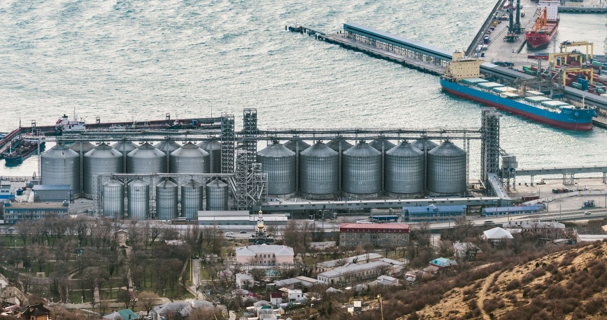 Зерновой терминал в Новороссийске. Фото: АО "Зерновой терминал "КСК" (АО "КСК") https://www.gt-ksk.com/press/media/