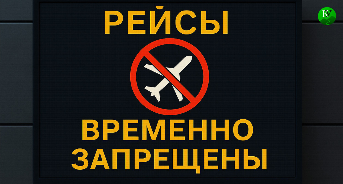 Табло в аэропорту. Иллюстрация создана «Кавказским узлом» с помощью ИИ в программе Copilot