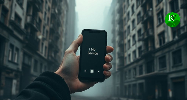 Рука с мобильным телефоном. Иллюстрация "Кавказского узла", созданная при помощи программы Copilot