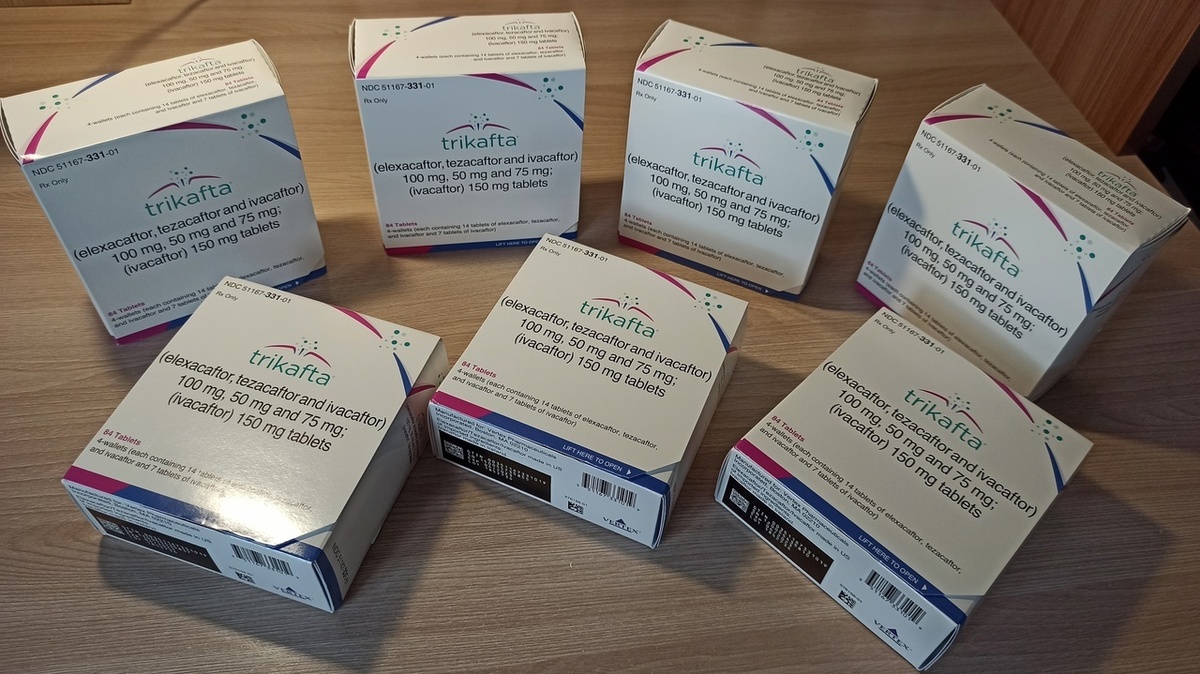 Лекарственный препарат "Трикафта". Фото: https://mechtayazhit.ru/otzyvy-o-trikafte/