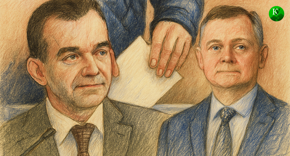 Кондратьев и Слюсарь. Иллюстрация создана "Кавказским узлом" с помощью ИИ в программе Copilot