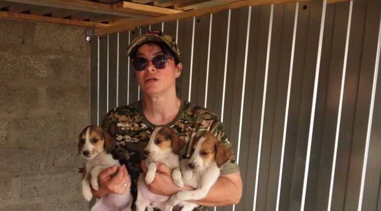 Ирина Карпова. Кадр видеосюжета телекомпании "Дагестан". 