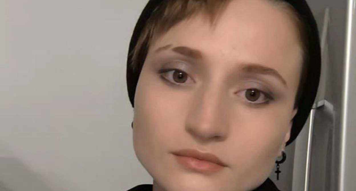 Сбежавшая девушка из Чечни. Фото: https://t.me/chebykind/2388