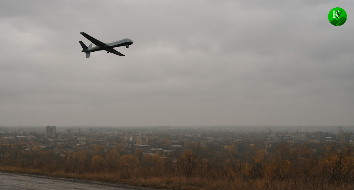 БПЛА. Иллюстрация создана «Кавказским узлом» с помощью ИИ в программе Copilot
