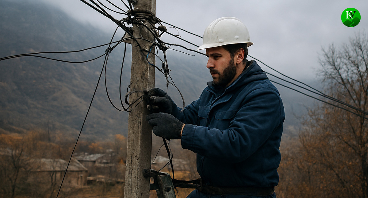 Электрик. Иллюстрация создана «Кавказским узлом» с помощью ИИ в программе Copilot