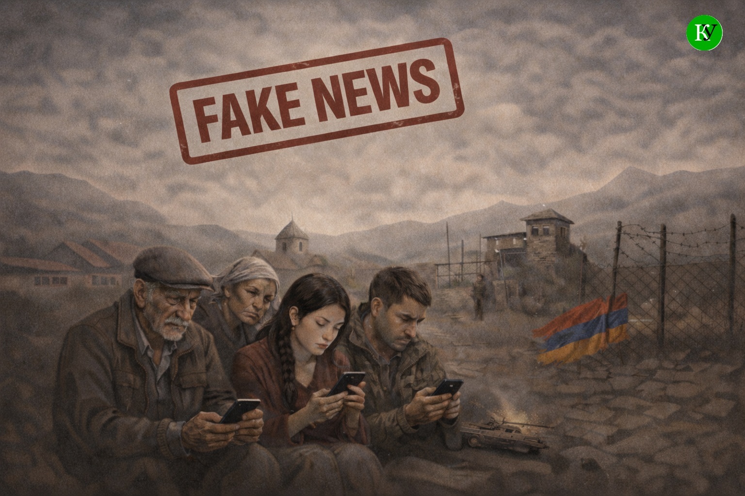 В Армении фейк-ньюс часто используется как инструмент влияния в политических, корыстных и иных целях. Иллюстрация создана "Кавказским узлом" при помощи ИИ в программе Copilot В Армении фейк-ньюс часто используется как инструмент влияния в политических, корыстных и иных целях. Иллюстрация создана "Кавказским узлом" при помощи ИИ в программе Copilot