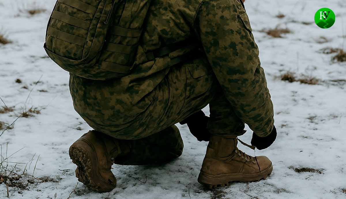 Военный на СВО. Иллюстрация создана «Кавказским узлом» с помощью ИИ в программе Copilot