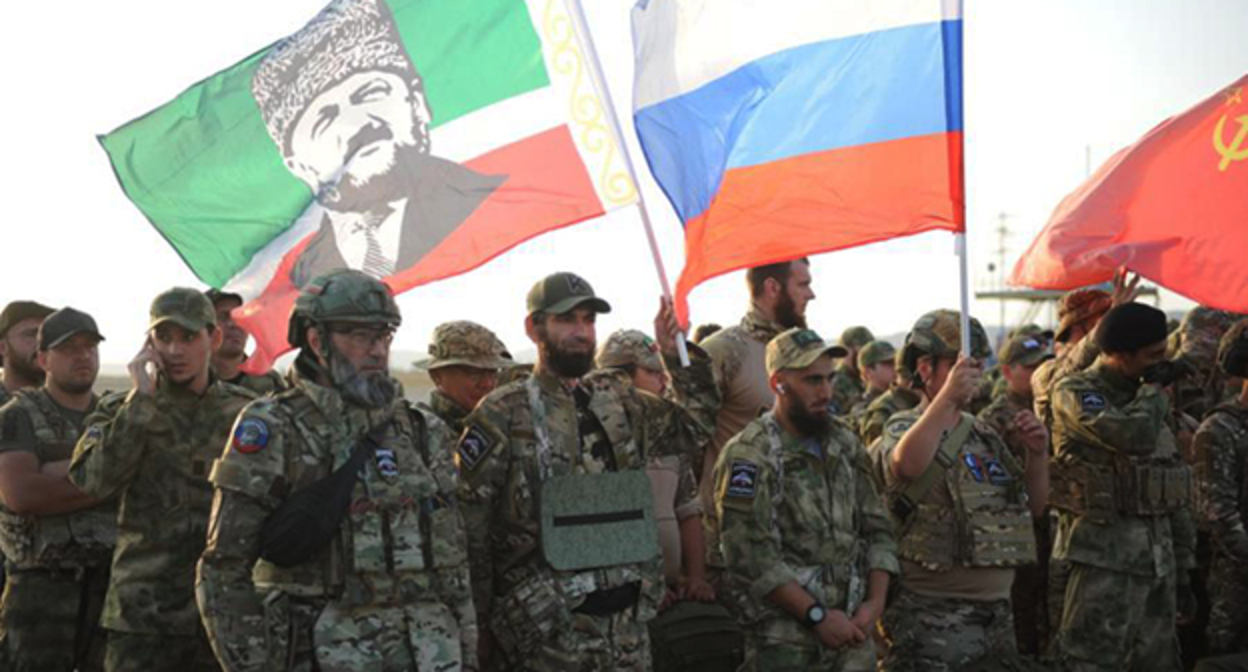 Бойцы перед отправкой на СВО. Фото: Грозный-Информ https://www.grozny-inform.ru/