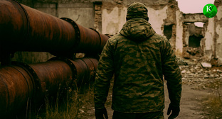 Военный на СВО. Иллюстрация создана «Кавказским узлом» с помощью ИИ в программе Copilot