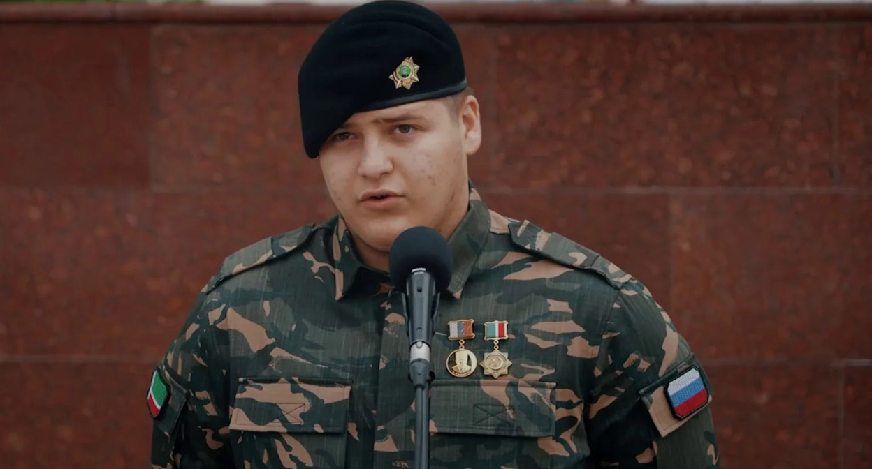 Адам Кадыров. Кадр видеосюжета vesti_respubliki_chr / Instagram*