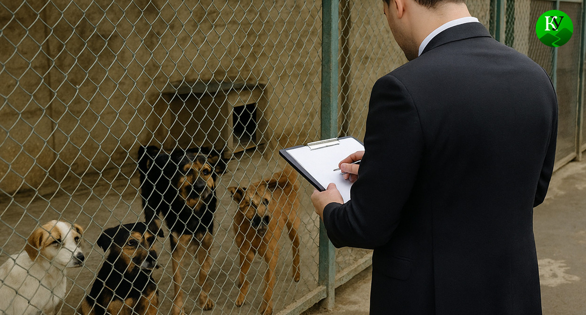 Проверка приюта. Иллюстрация создана «Кавказским узлом» с помощью ИИ в программе Copilot Проверка приюта. Иллюстрация создана «Кавказским узлом» с помощью ИИ в программе Copilot