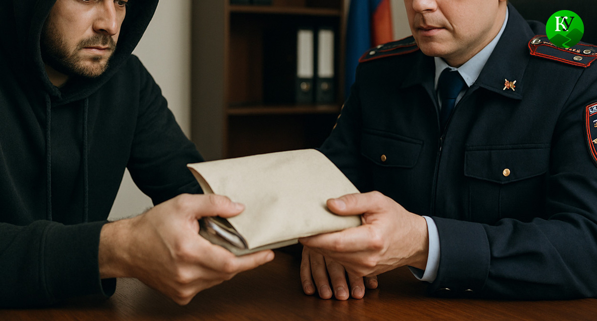 Передача взятки. Иллюстрация создана «Кавказским узлом» с помощью ИИ в программе Copilot Передача взятки. Иллюстрация создана «Кавказским узлом» с помощью ИИ в программе Copilot