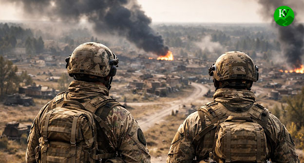 Военнослужащие. Иллюстрация создана "Кавказским узлом" при помощи ИИ в программе Copilot Военнослужащие. Иллюстрация создана "Кавказским узлом" при помощи ИИ в программе Copilot