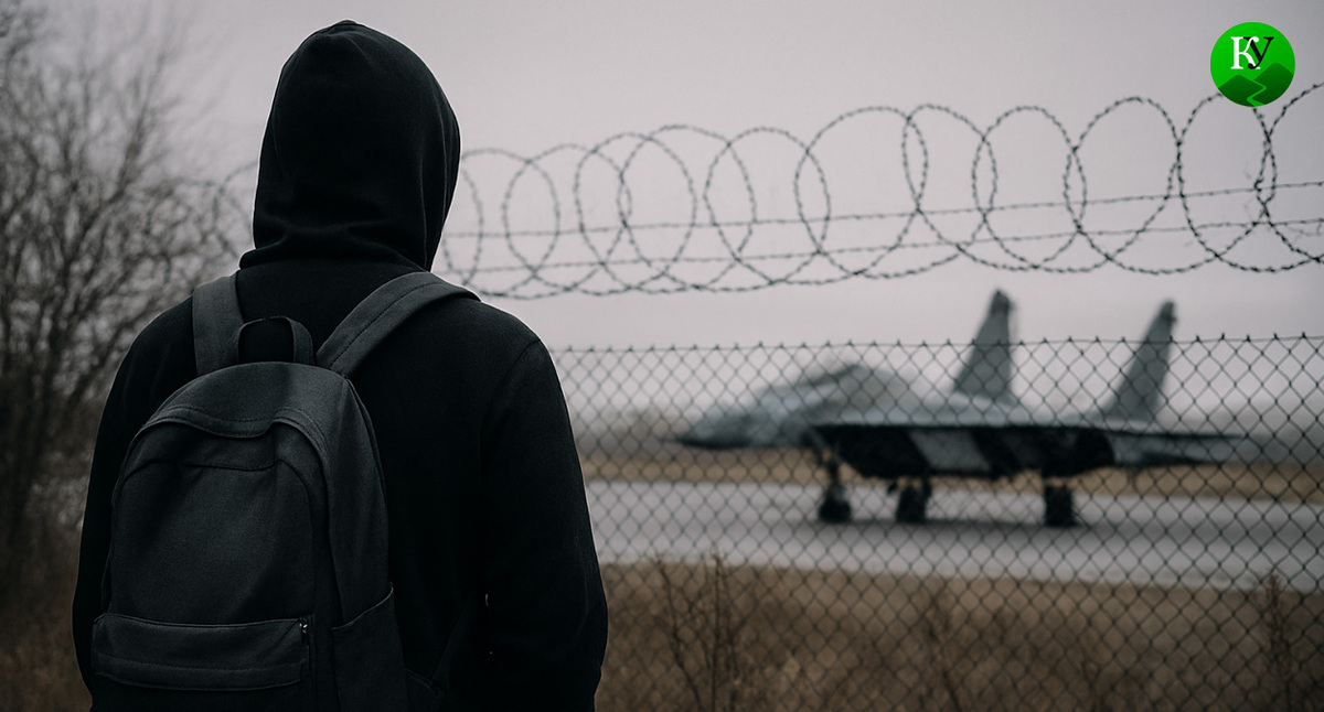 Мужчина у аэродрома. Иллюстрация создана «Кавказским узлом» с помощью ИИ в программе Copilot Мужчина у аэродрома. Иллюстрация создана «Кавказским узлом» с помощью ИИ в программе Copilot