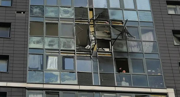 Последствия атаки дронов в Новороссийске. 2 марта 2026 г. Фото: https://t.me/nvrskadm/48200 Последствия атаки дронов в Новороссийске. 2 марта 2026 г. Фото: https://t.me/nvrskadm/48200