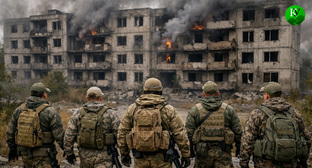 Военные на СВО. Иллюстрация создана «Кавказским узлом» с помощью ИИ в программе Copilot