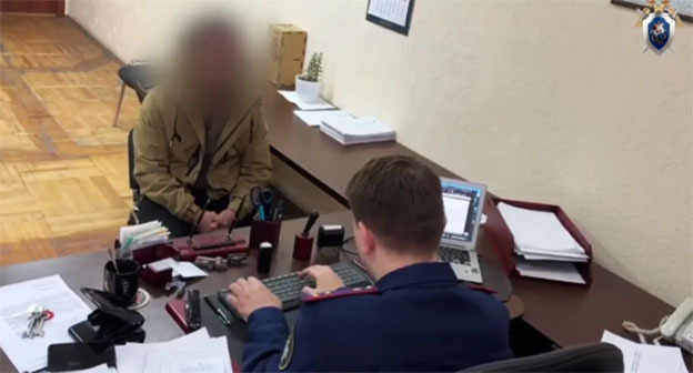 Подозреваемый в оскорблении религиозных чувств верующих. Фото: Следственный Комитет России