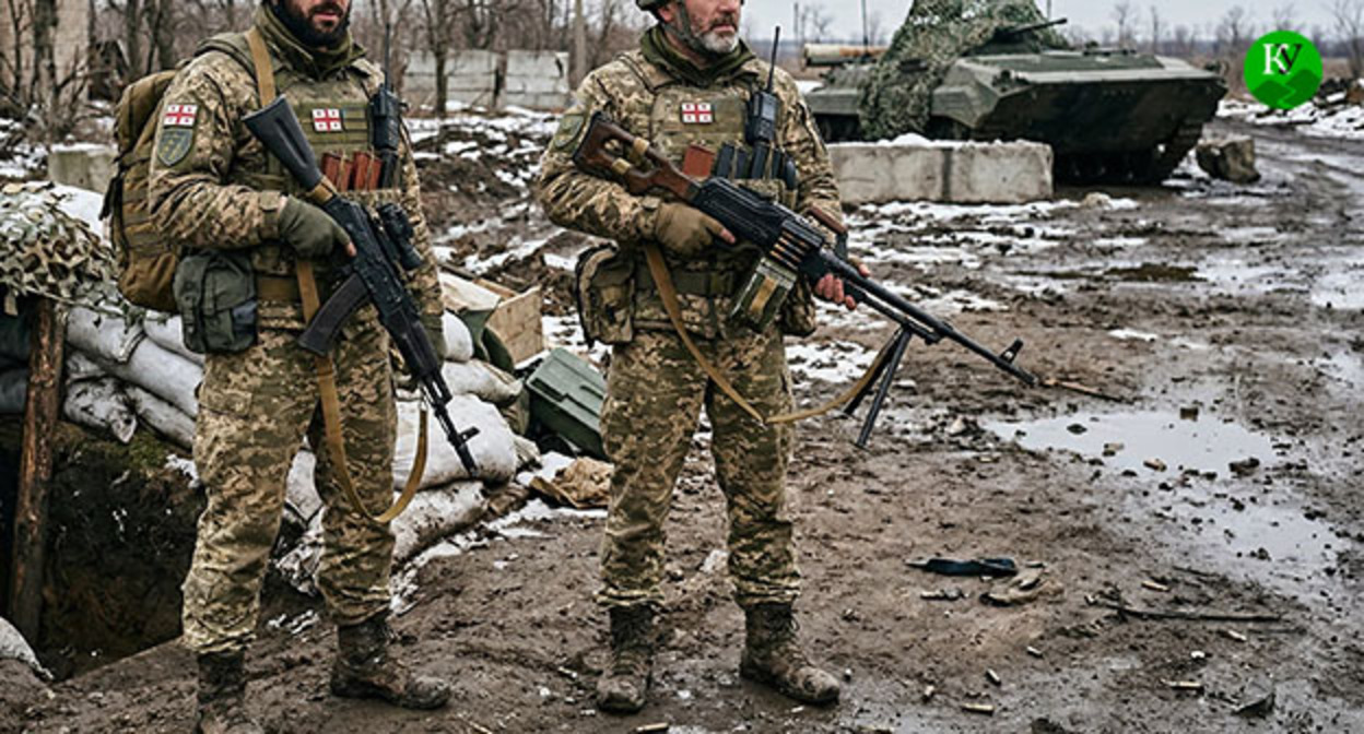 Военнослужащие. Иллюстрация создана "Кавказским узлом" при помощи ИИ в программе Copilot