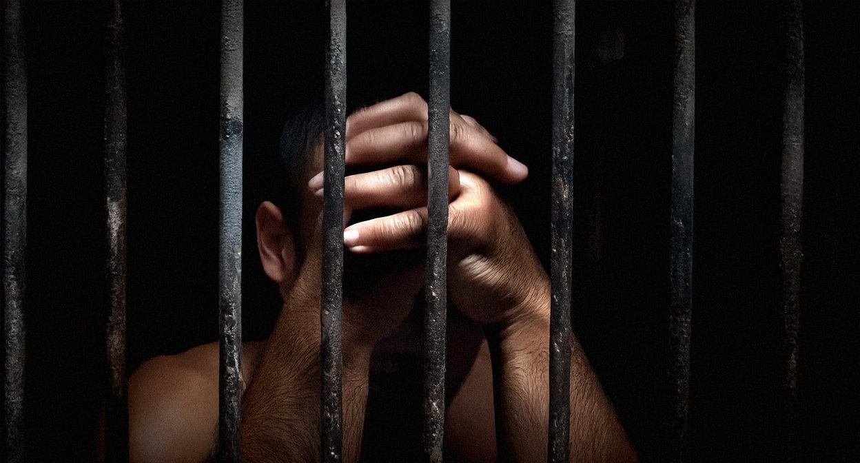 Осужденный. Иллюстрация создана «Кавказским узлом» с помощью ИИ в программе Copilot