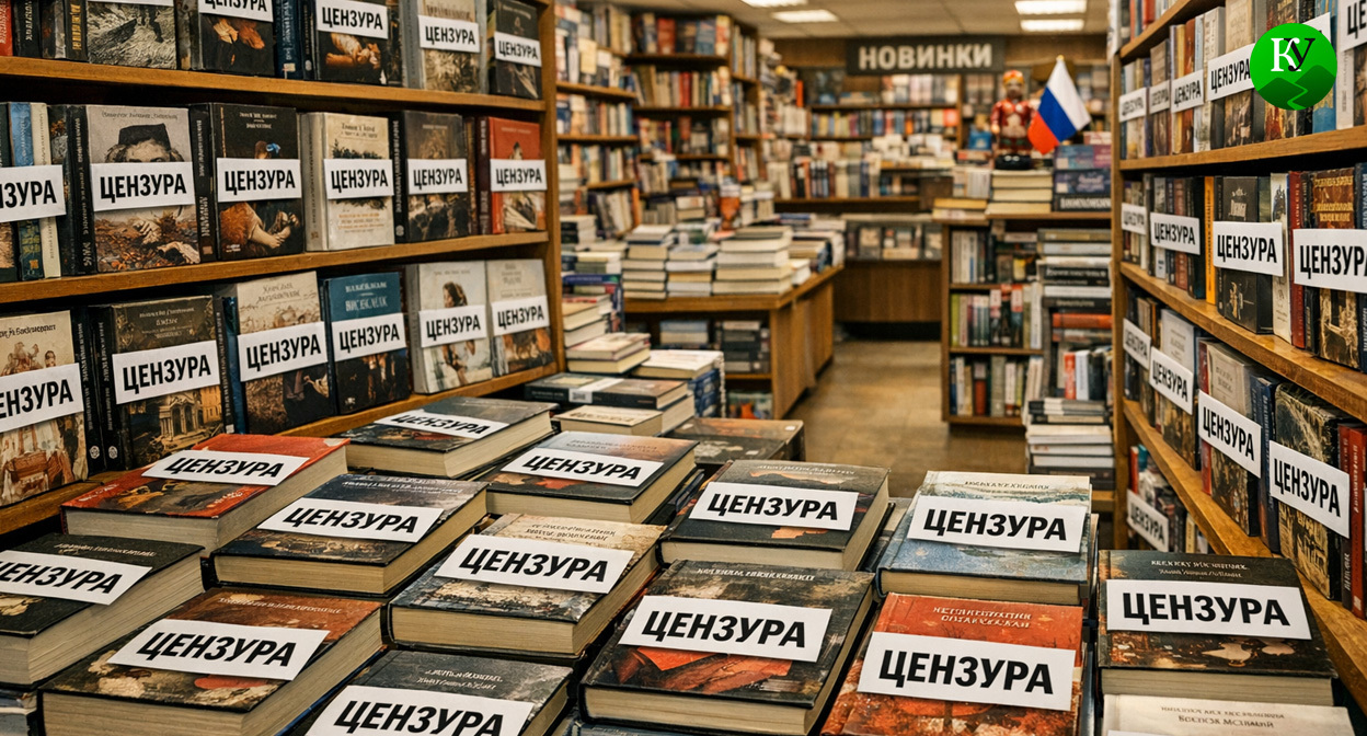 Книжный магазин. Иллюстрация создана «Кавказским узлом» с помощью ИИ в программе Copilot