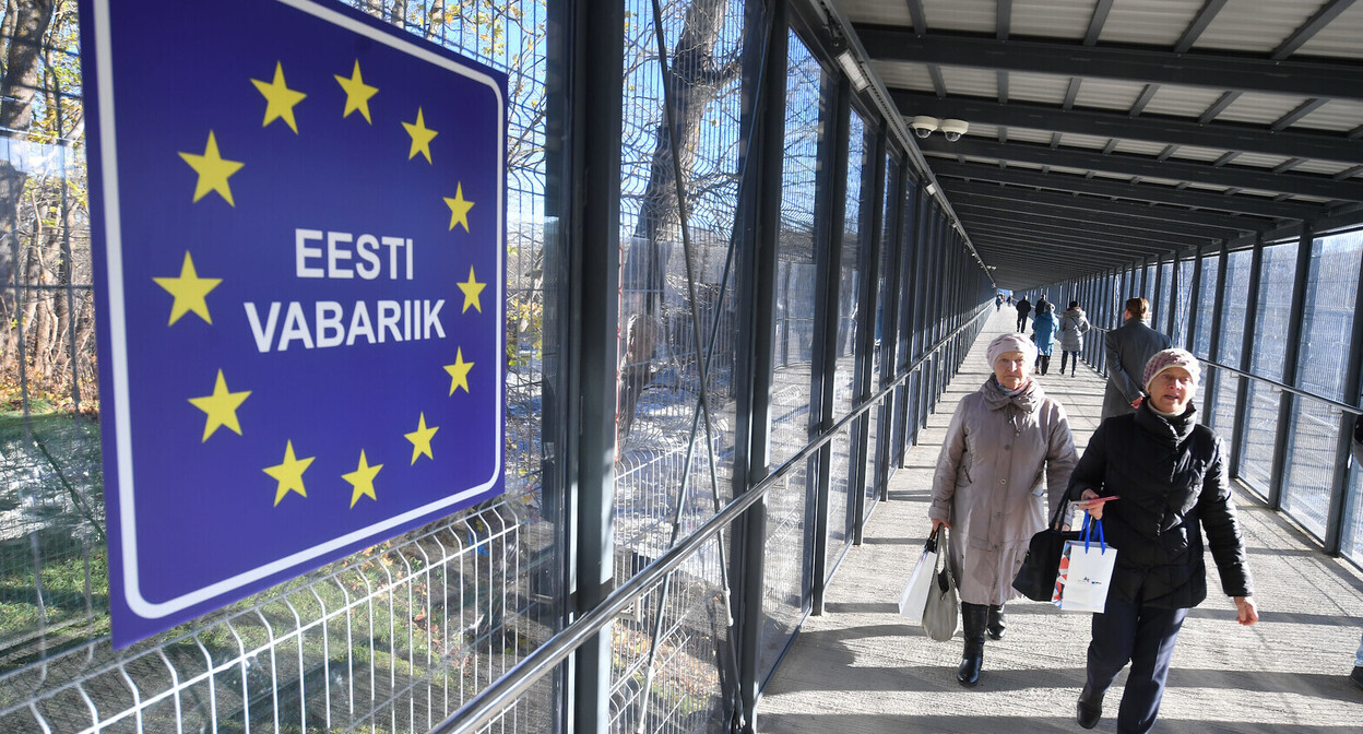 Граница Эстонии и РФ. Фото: Сергей Степанов / ERR 